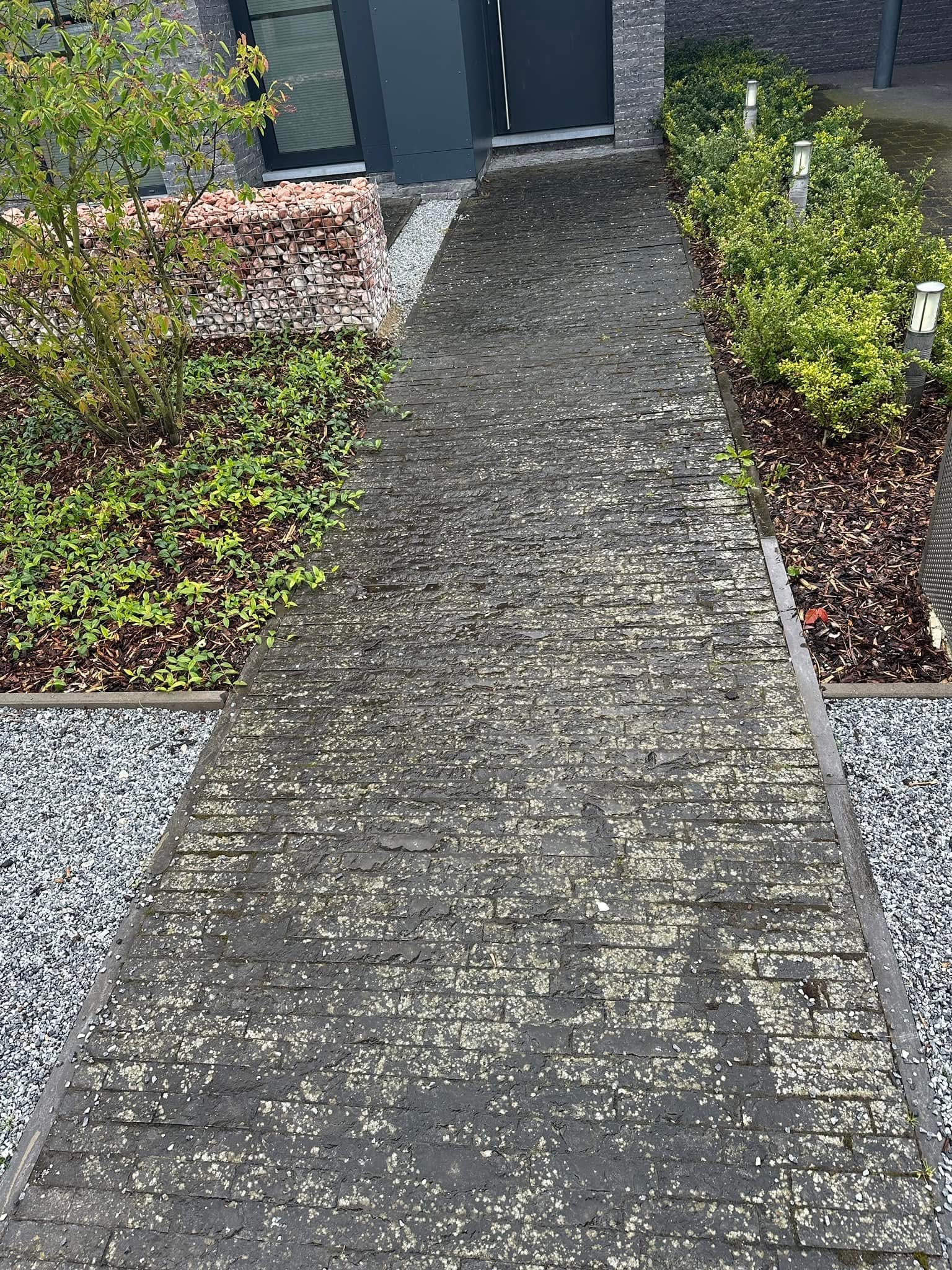 Carrelage extérieur après